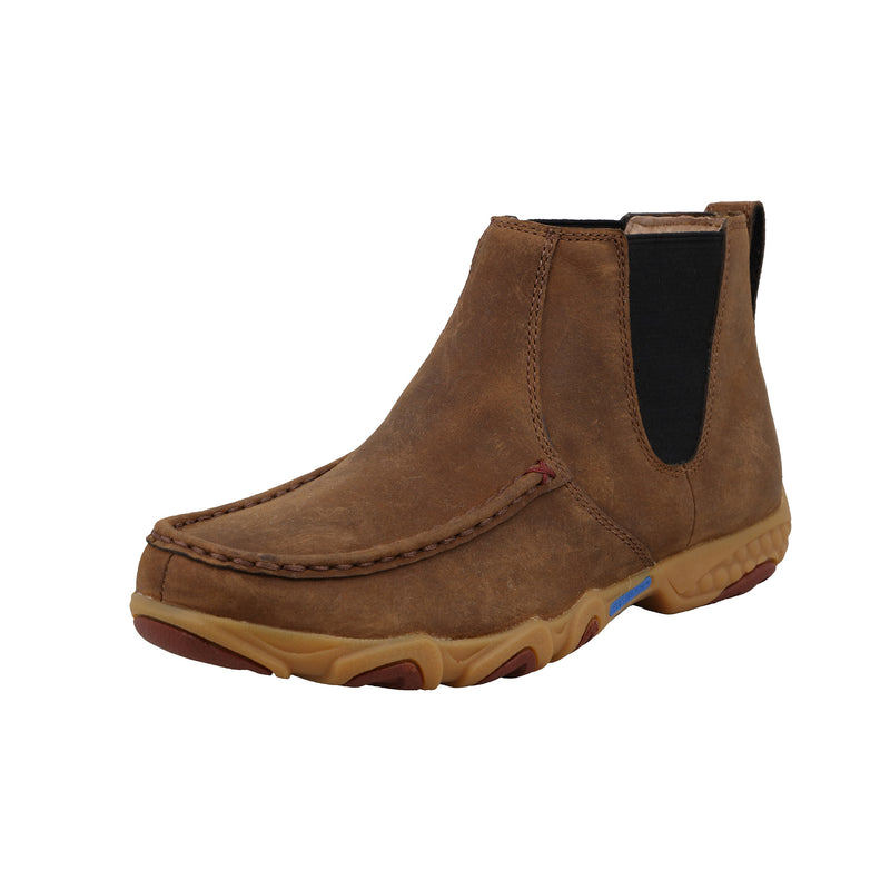 Twisted X Womens Brown 4In Chelsea Driving Moc Casual