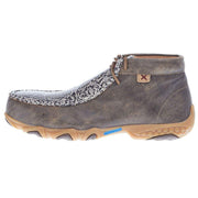 Twisted X Womens Chukka Driving Moc Nano Toe Bomber Nude Print Work Boot