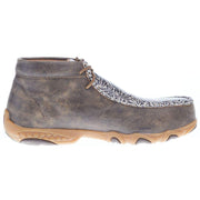 Twisted X Womens Chukka Driving Moc Nano Toe Bomber Nude Print Work Boot
