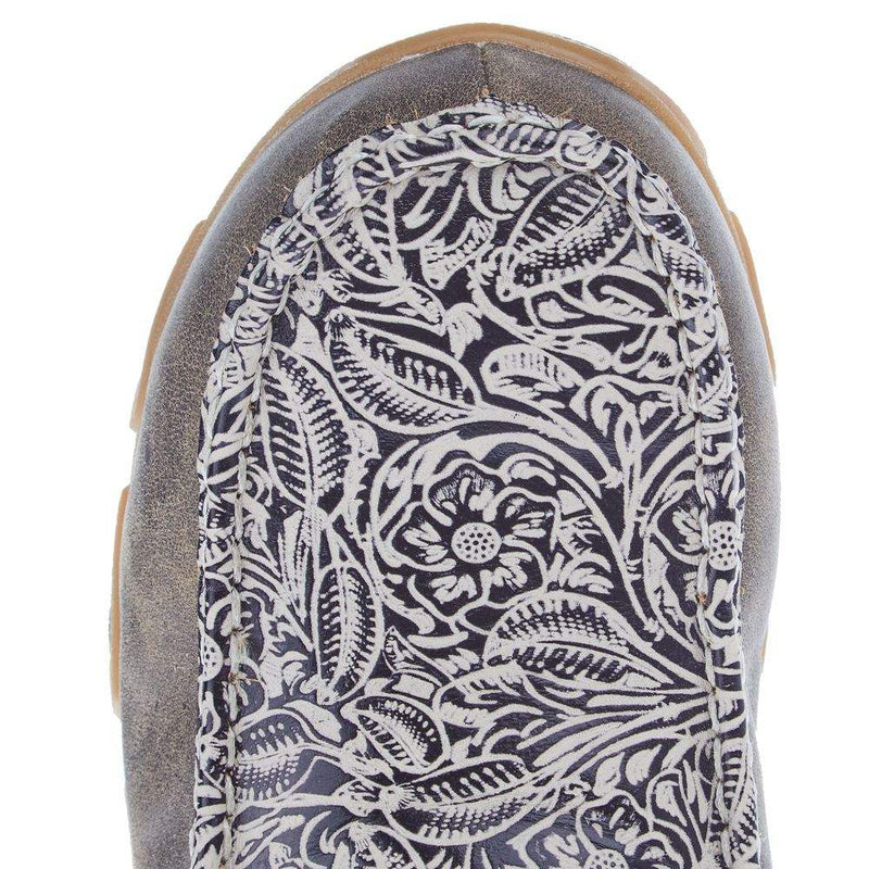 Twisted X Womens Chukka Driving Moc Nano Toe Bomber Nude Print Work Boot