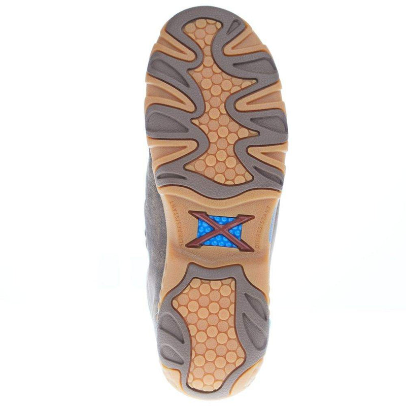Twisted X Womens Chukka Driving Moc Nano Toe Bomber Nude Print Work Boot