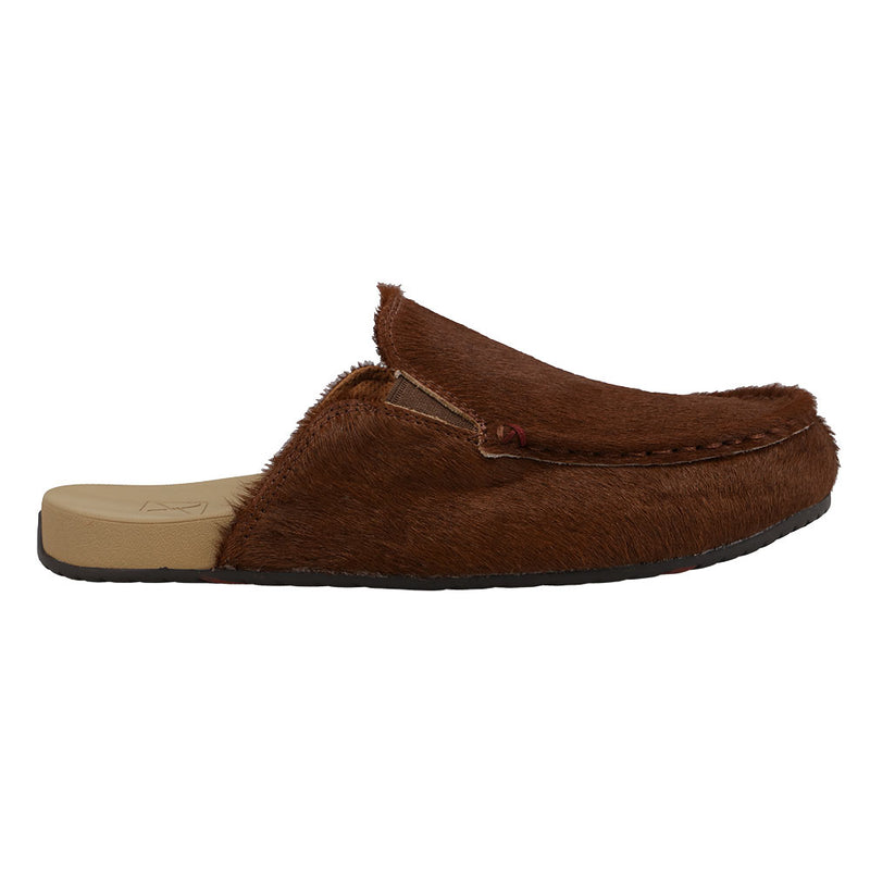 Twisted X Women's Dark Brown & Tan Hair On Mule