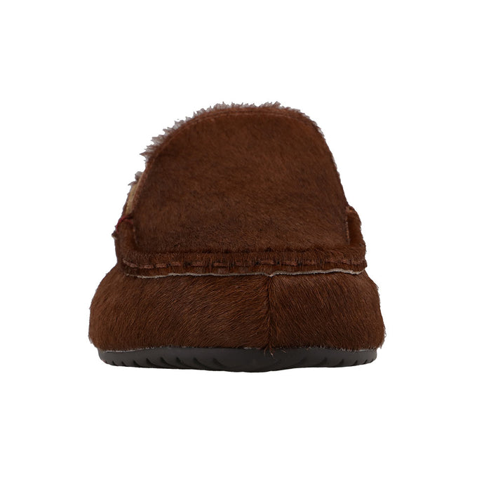 Twisted X Women's Dark Brown & Tan Hair On Mule
