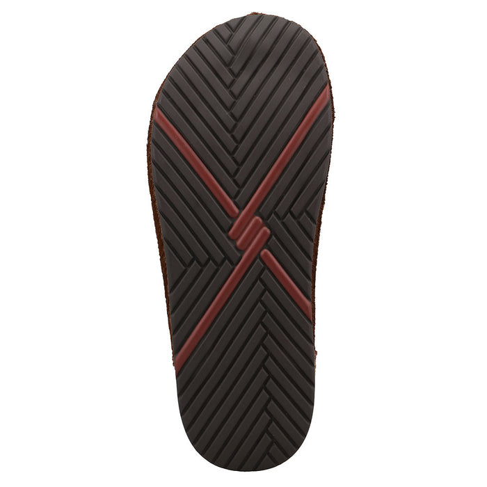 Twisted X Women's Dark Brown & Tan Hair On Mule