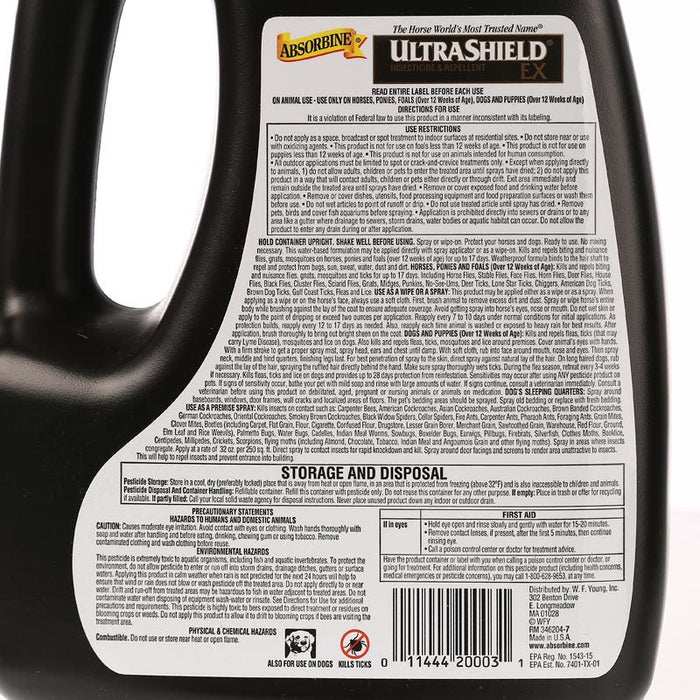 Absorbine UltraShield EX Insecticide & Repellent Gallon