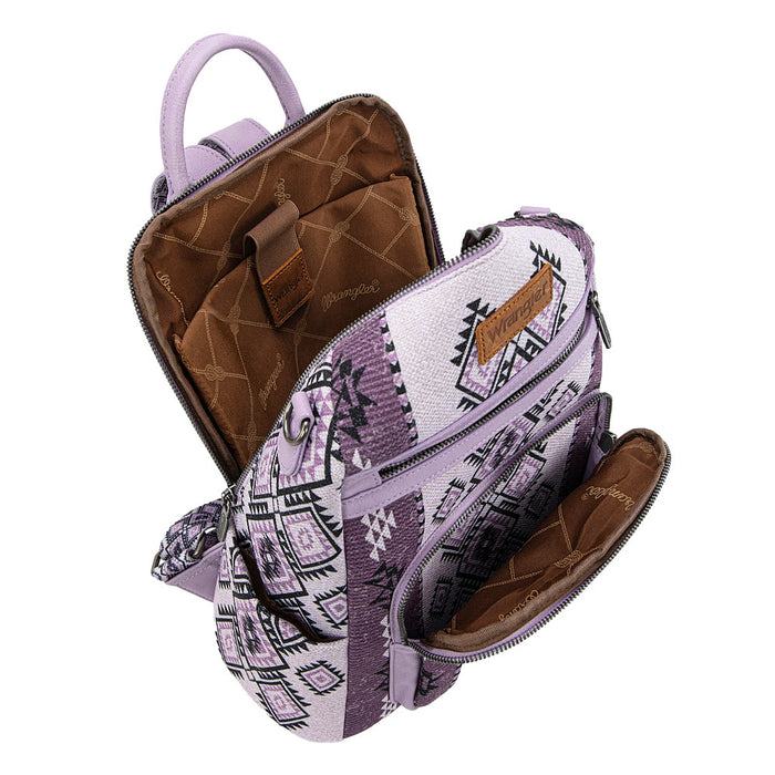 Montana West Aztec Print Light Purple Backpack