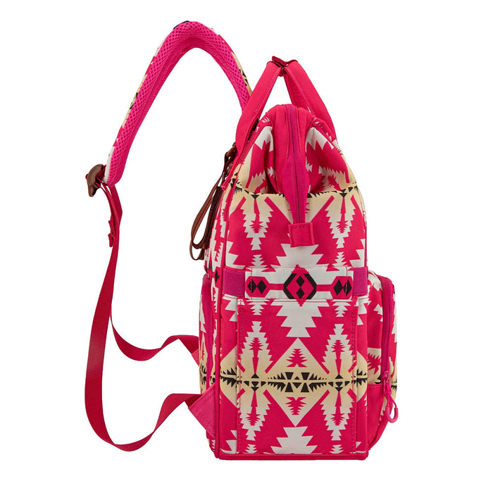 Wrangler Hot Pink Aztec Backpack