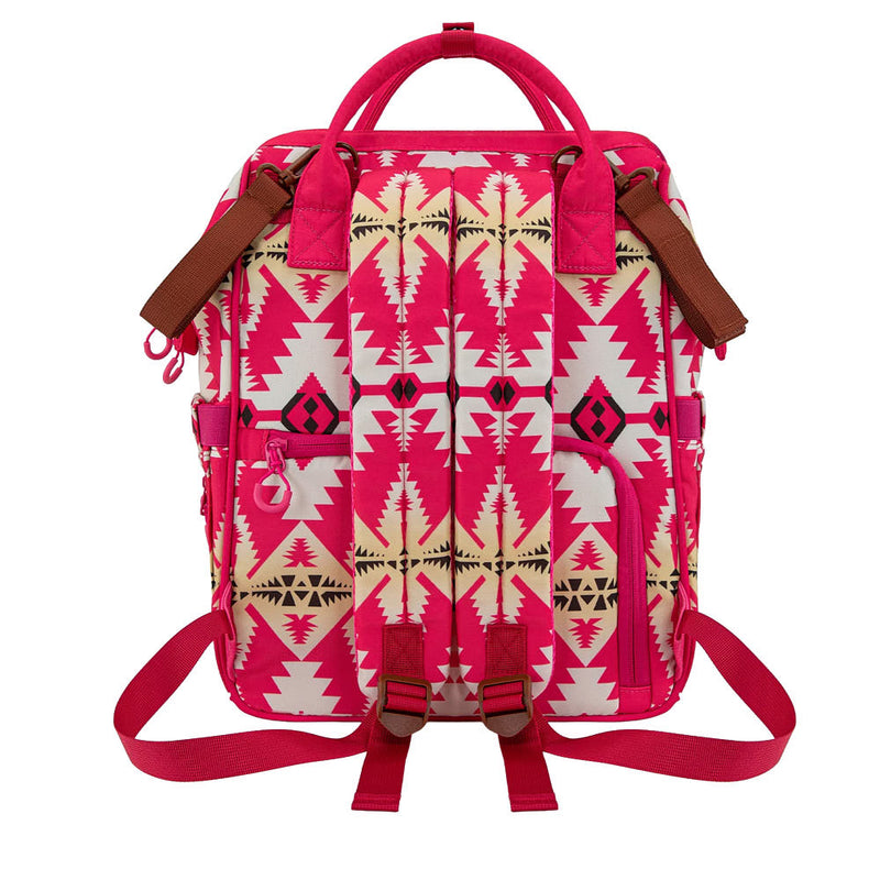 Wrangler Hot Pink Aztec Backpack