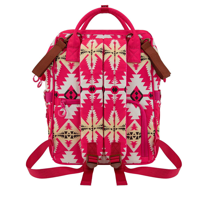 Wrangler Hot Pink Aztec Backpack