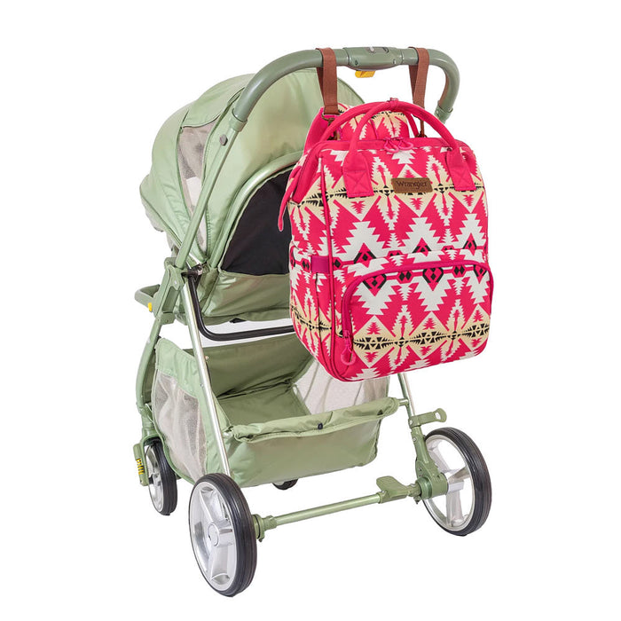 Wrangler Hot Pink Aztec Backpack