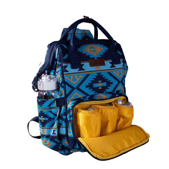 Wrangler Navy Aztec Callie Backpack