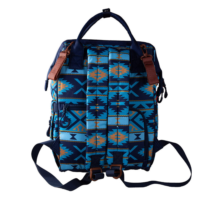 Wrangler Navy Aztec Callie Backpack