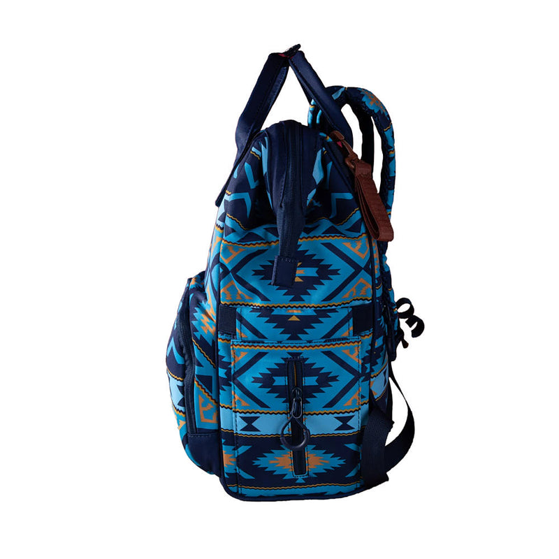 Wrangler Navy Aztec Callie Backpack