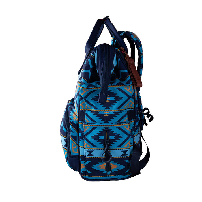 Wrangler Navy Aztec Callie Backpack