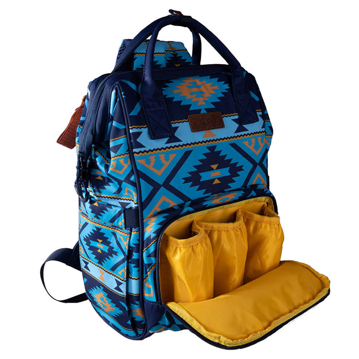 Wrangler Navy Aztec Callie Backpack