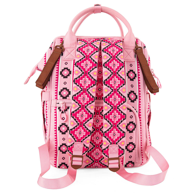 Montana West Pink Aztec Backpack