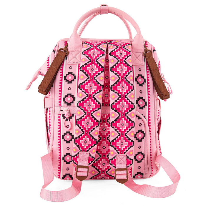 Montana West Pink Aztec Backpack