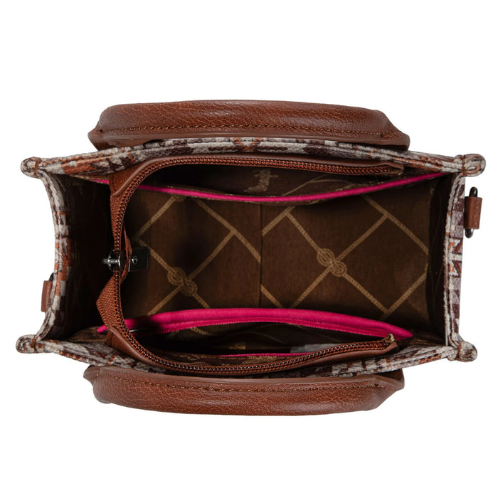 Montana West Brown Southwest Mini Tote