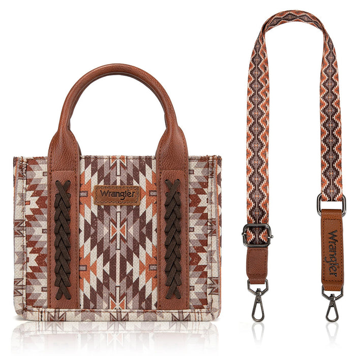 Montana West Brown Southwest Mini Tote