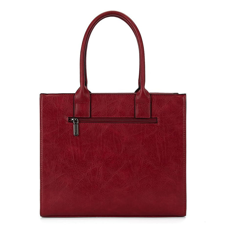 Montana West Red Croc Print Tote/Cross Body