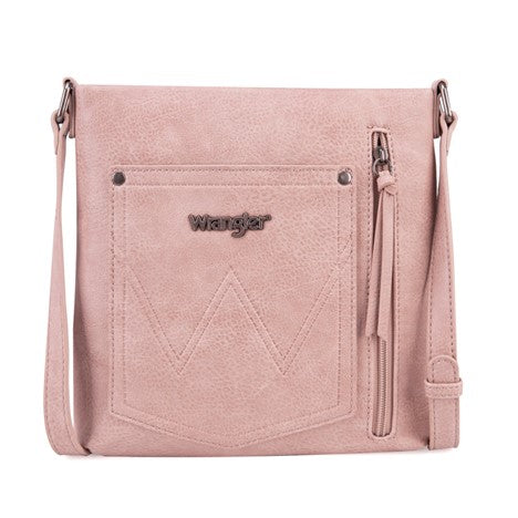 Montana West Wrangler Braided Conceal Carry Pink Crossbody