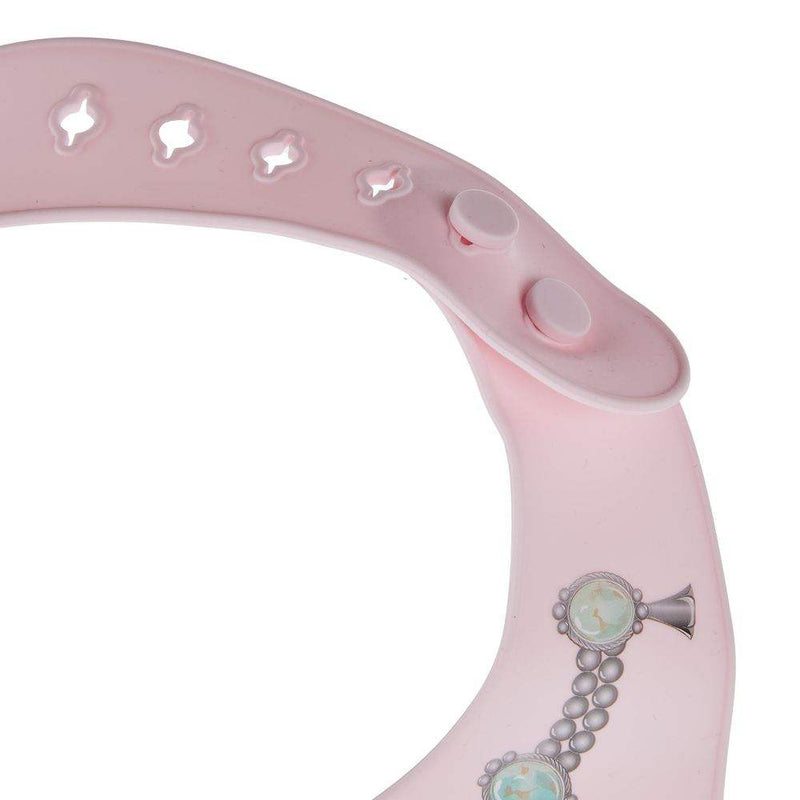 Western Grande Baby Pink Bib with Green Squash Print