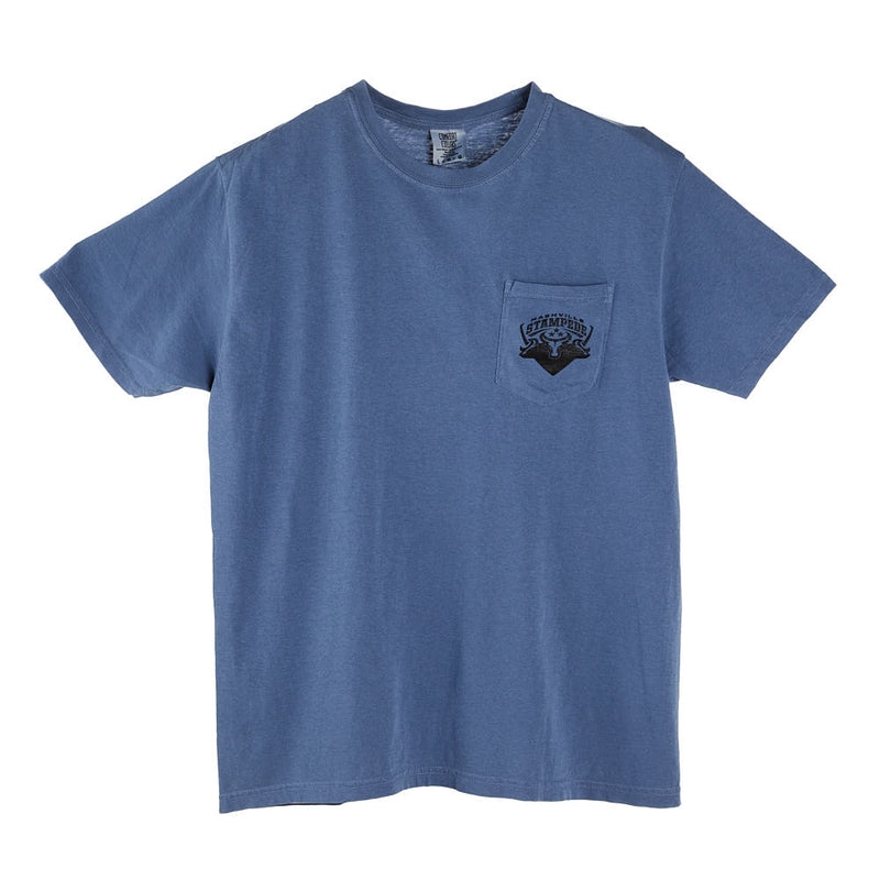 Western Horseman Nashville Stampede Heather Blue Twisted Feather Tee