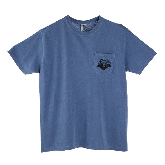Western Horseman Nashville Stampede Heather Blue Twisted Feather Tee