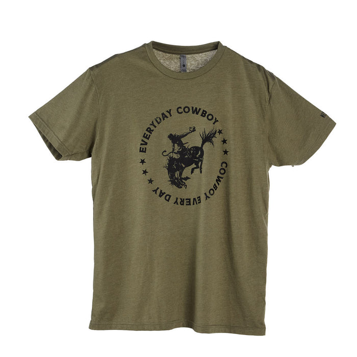 Western Horseman Mens Olive Everyday Cowboy Tee