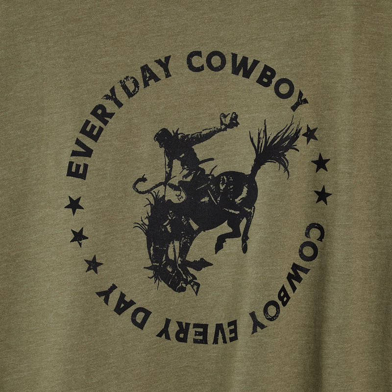 Western Horseman Mens Olive Everyday Cowboy Tee