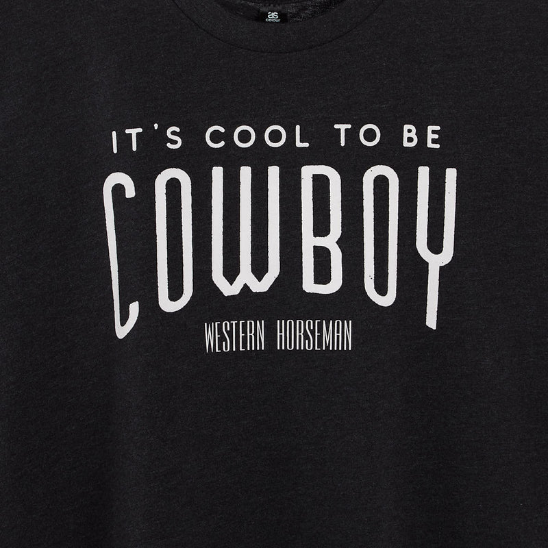 Western Horseman Mens Asphalt Cool To Be Cowboy Tee