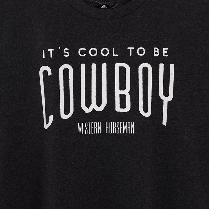 Western Horseman Mens Asphalt Cool To Be Cowboy Tee