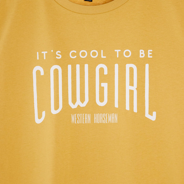 Western Horseman Womens Mustard Cool To Be Cowgirl Tee
