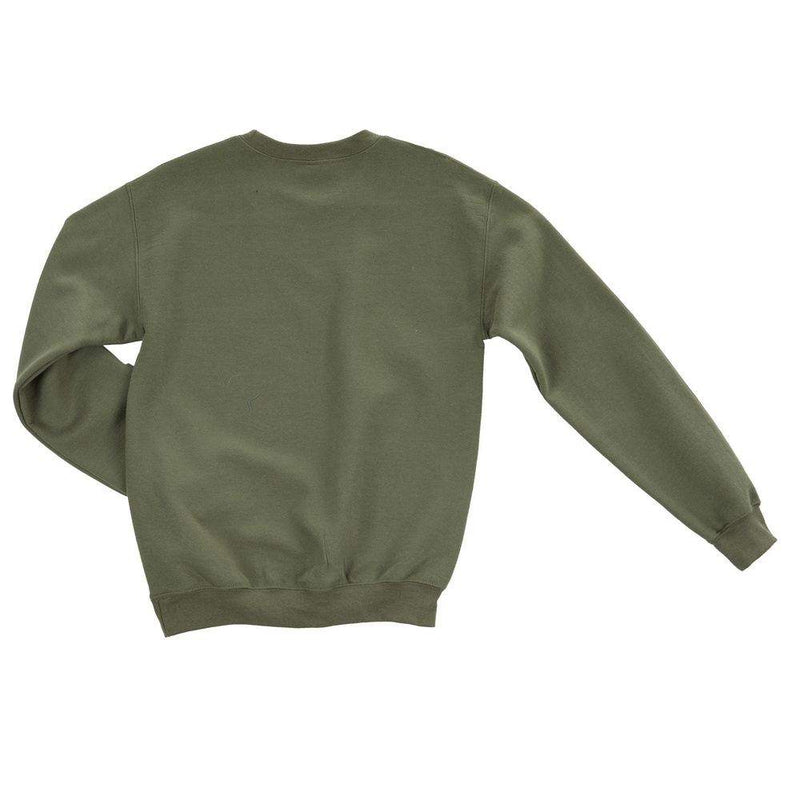 The Whole Herd Women's Howdy Green Sweatshirt