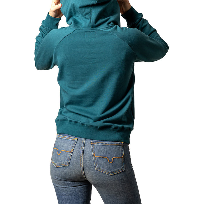 Kimes Ranch Women's Teal Kenzie Hooded Pullover