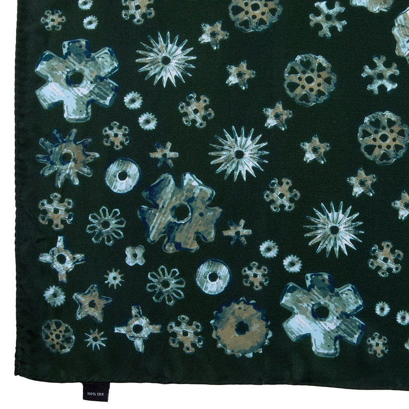 Fringe Scarves Whip & Spur Hunter Green Long Tall