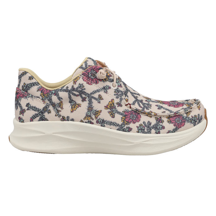 Twisted X Women's FeatherHooey Floral Beige Casual