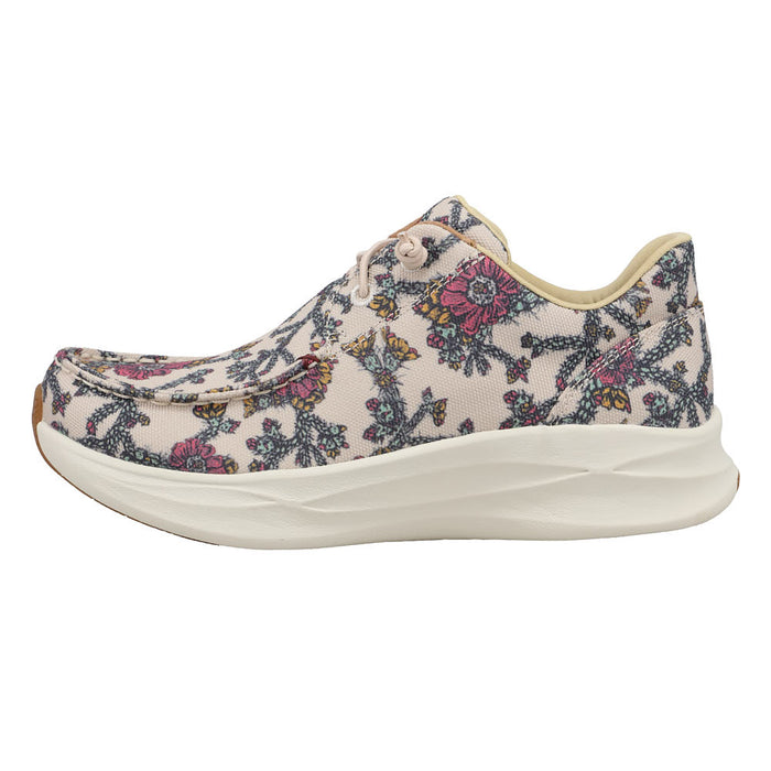 Twisted X Women's FeatherHooey Floral Beige Casual