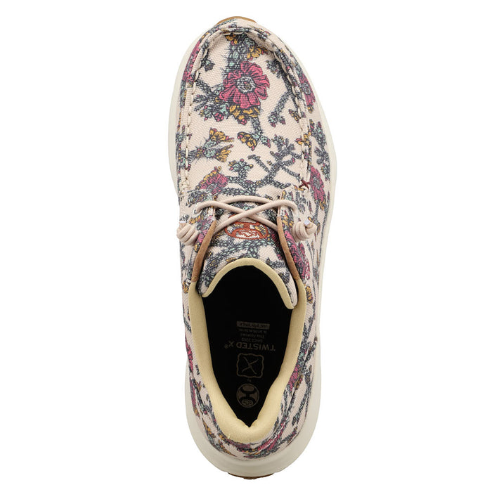Twisted X Women's FeatherHooey Floral Beige Casual