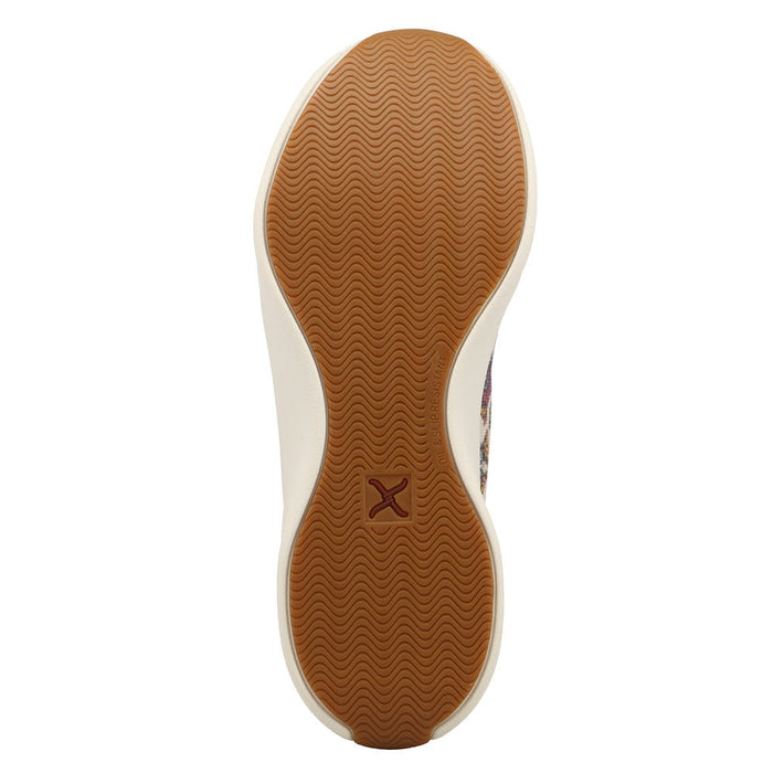 Twisted X Women's FeatherHooey Floral Beige Casual