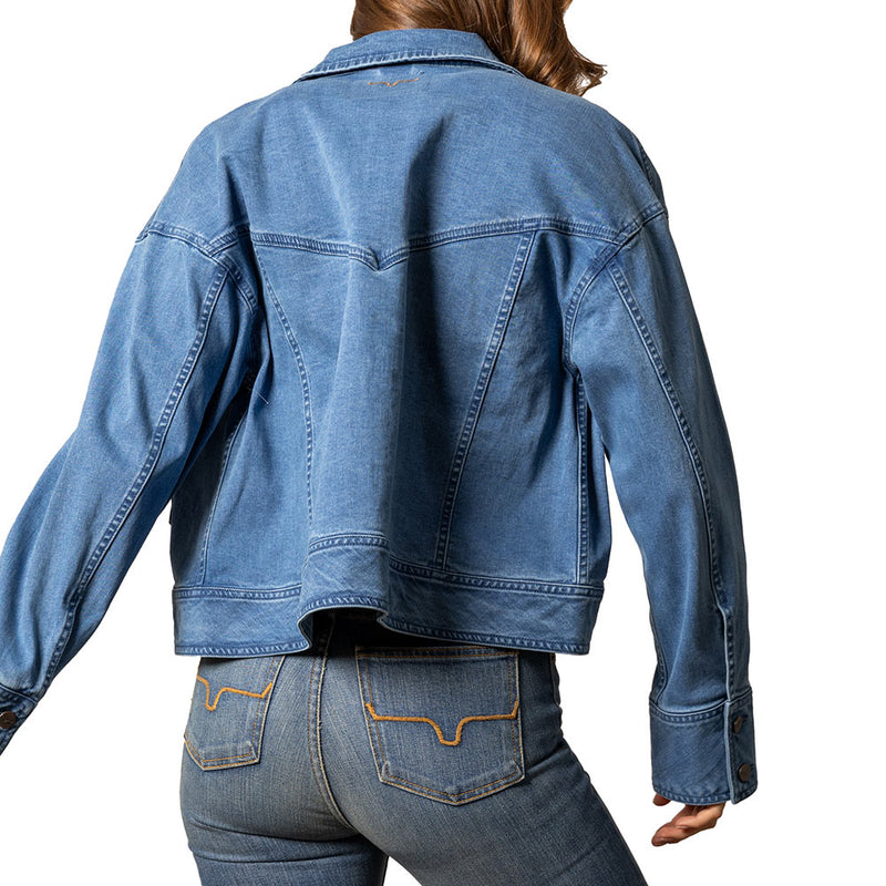 Kimes Ranch Women's Joey Boxy Antique Wash Denim Jacket