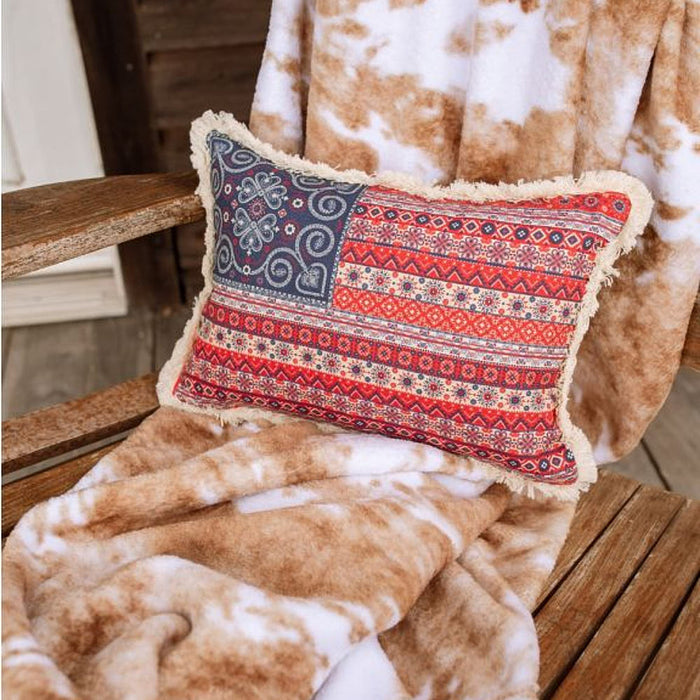 Junk Gypsy Boho Flag Pillow
