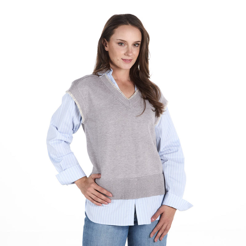 Thml Clothing Women's Heather Grey Sweater