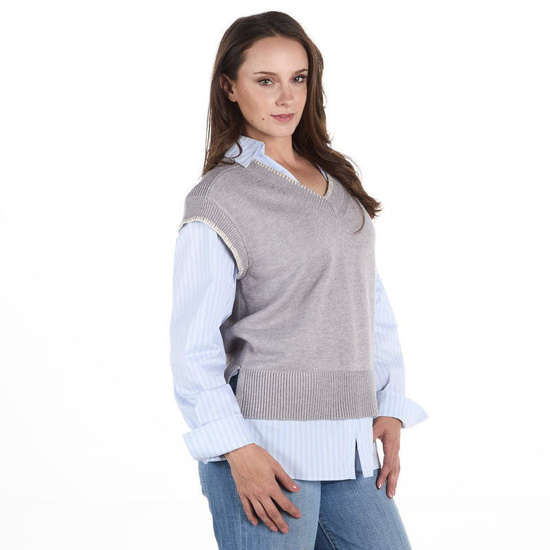 Thml Clothing Women's Heather Grey Sweater