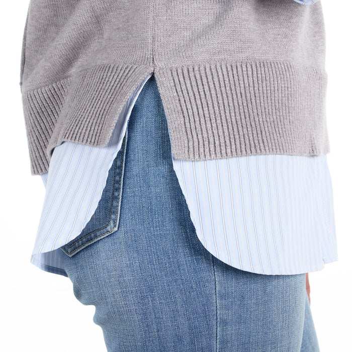 Thml Clothing Women's Heather Grey Sweater