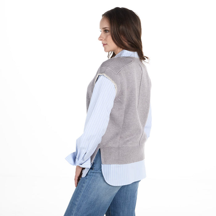 Thml Clothing Women's Heather Grey Sweater