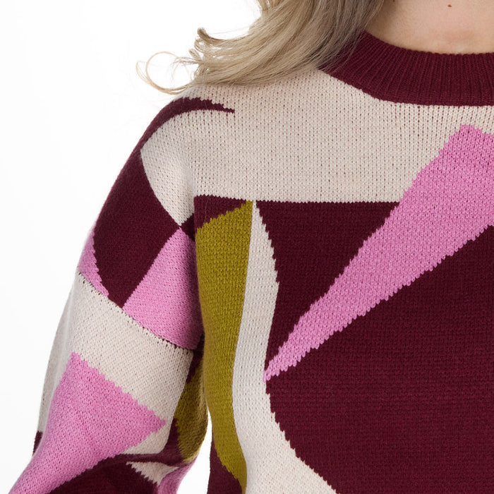 Thml Clothing Women's Multi Pattern Sweater