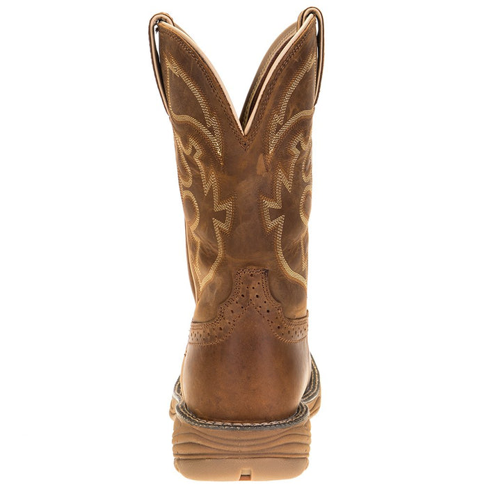 Justin Boot Company Men's Stampede Rush Rust 11in. Rust Maldova Top Soft Toe Work Boot
