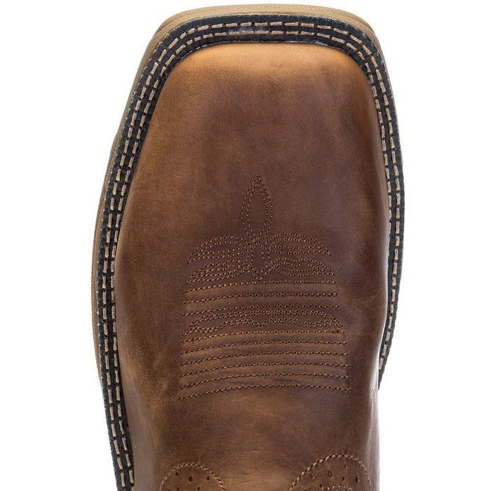 Justin Boot Company Men's Stampede Rush Rust 11in. Rust Maldova Top Soft Toe Work Boot