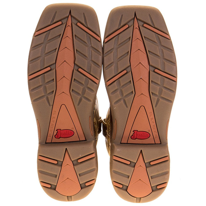 Justin Boot Company Men's Stampede Rush Rust 11in. Rust Maldova Top So
